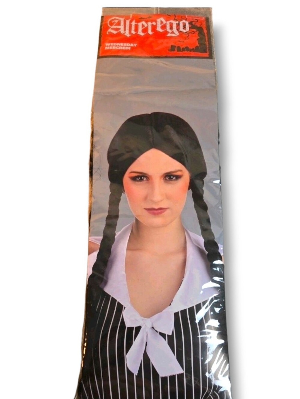 Alter Ego Wednesday Wig 2015 Black Braided Halloween Costume Addams Family